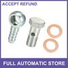 1 Set 12mm ID 10 Mm OD M12x125 Motorbike Banjo Hose Barb Bolt Fitting Universal