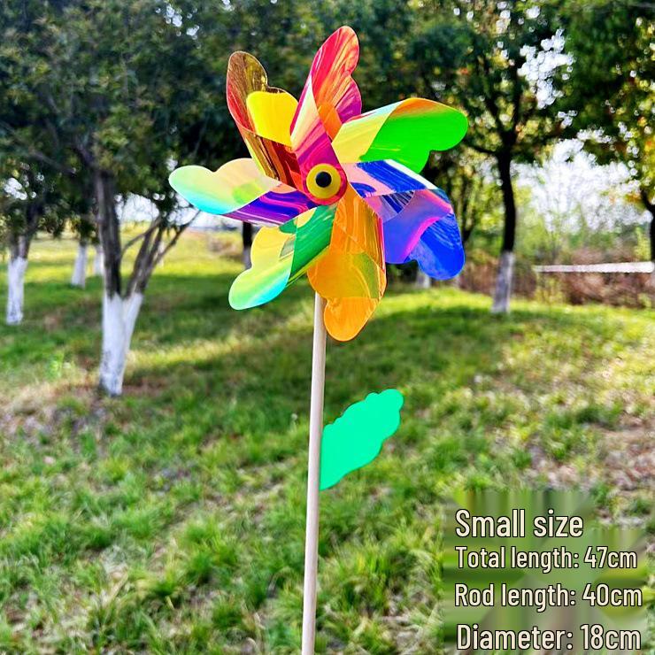 

Большая переливающаяся деревянная игрушка-вертушка для развлечений на открытом воздухе Small