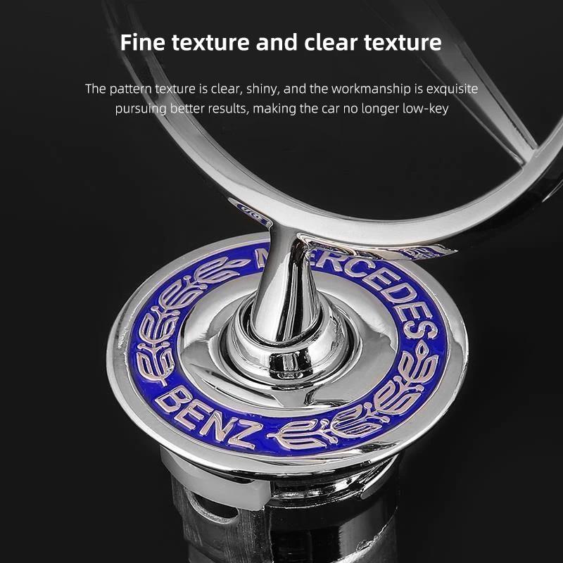 Emblema Cofano Motore Auto GLC GLB Marchio Cromato Cofano Anteriore Accessori Per Mercedes Benz AMG W204 W205 W203 W211 W212 W213 W201 W2