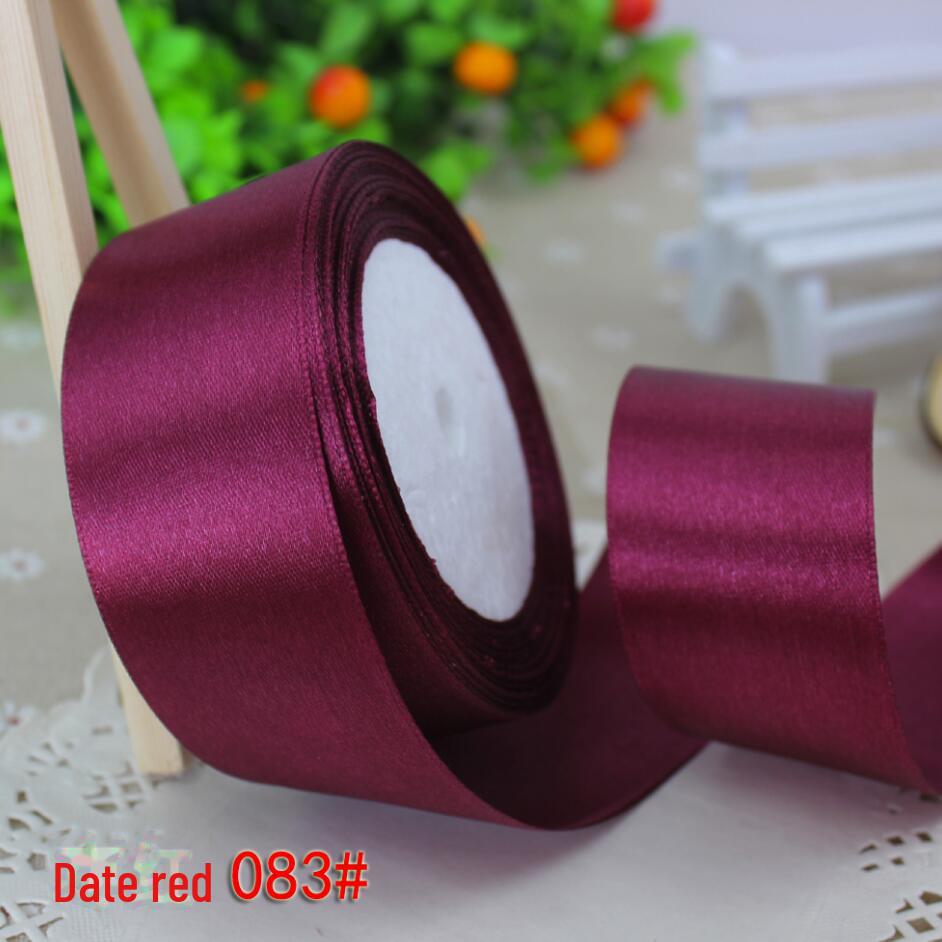 Red Satin Ribbon - 2cm Wide, 22 Meters Long, for Baking and Crafts