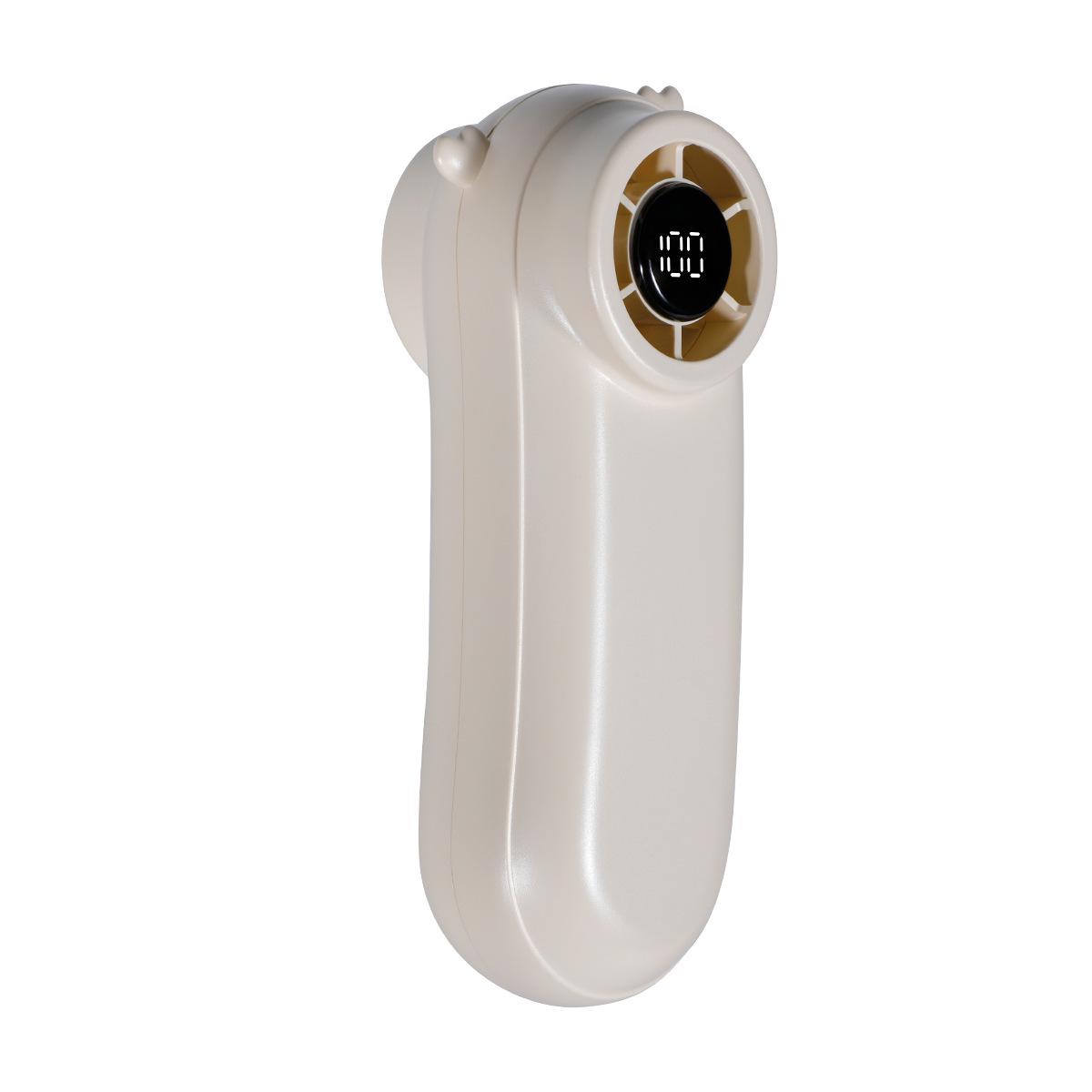 2026 Portable USB Digital Display Mini Fan, Five-Speed, High-Speed Wind 3.8*4.5*12 cm