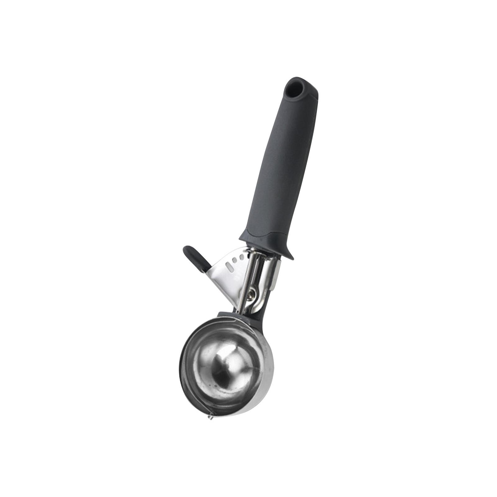 

Ounces Portion Scoop, 1 Release Cookie Scoop - With Gray Handle, Stainless Steel Scoop, Scooping Cookie Dough, Cupcake Batter Or Ice Cream One Size