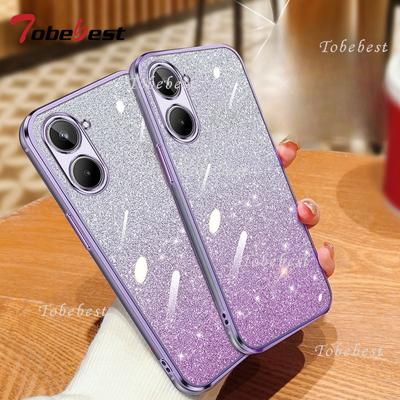 Für OPPO Realme 10 11 12 13 14 Pro Plus Hülle Weiches Silikon Bling Glitzer Beschichtung Cover