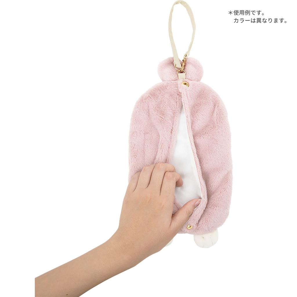 Livheart Tissue Case, Pokshin, Cat Miiko (Total Length Approx. 25cm), Hanging Pouch, 88808-61, W13.5xD25cm