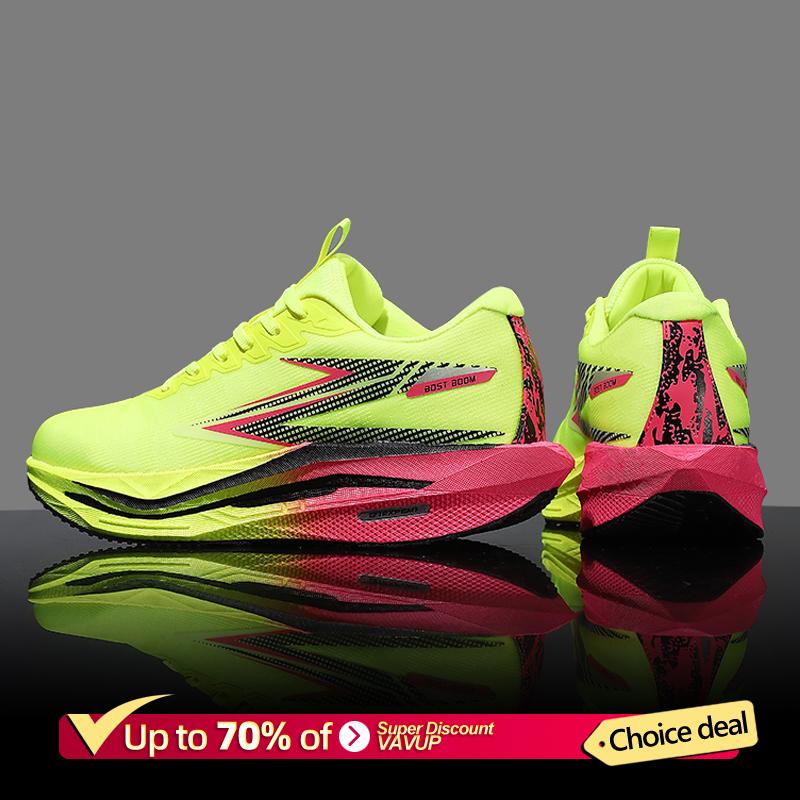 Men Sports Speciality Running Shoes Carbon Board Marathon Breathable Lightweight Women'S Comfortable Athletic Nonskid Sneakers