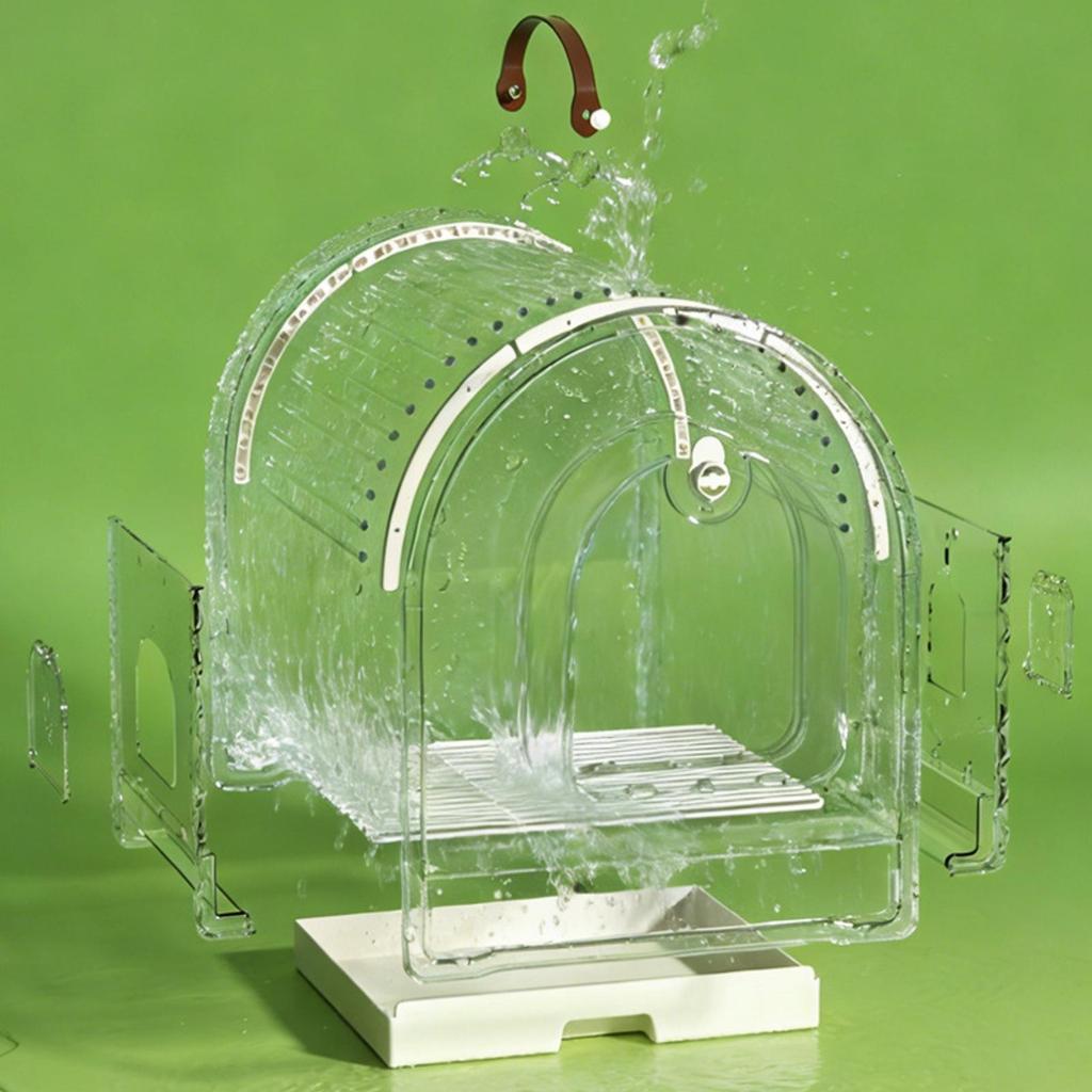 Outdoor Bird Carrier Winter Warm Portable Parrot Cage Easy to Carry Mobile