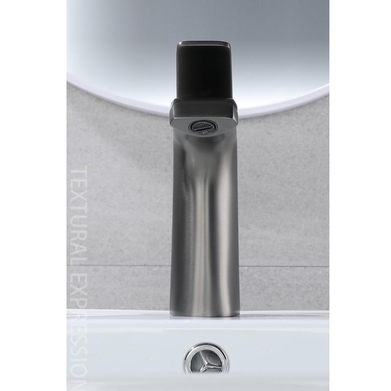 All Copper Material Surface Plating Countertop Basin Faucet Hot And Cold Water Mixer Taps Bathroom Accessories