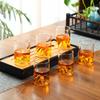 Guanshan Glass Cup - Snow Mountain Design for Tea & Water