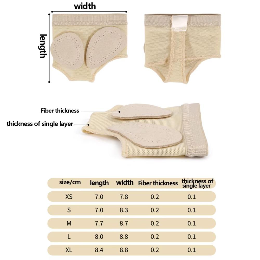 1pair Double Patch Toe Pads Non-Slip Half Sole Forefoot Socks New Dance Paws Cover  Fitness