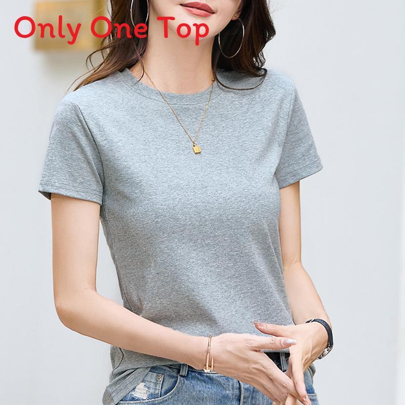 Süßes kurzärmeliges T-Shirt für Damen mit Rundhalsausschnitt und 3D-Muster aus Stoff für den Sommer