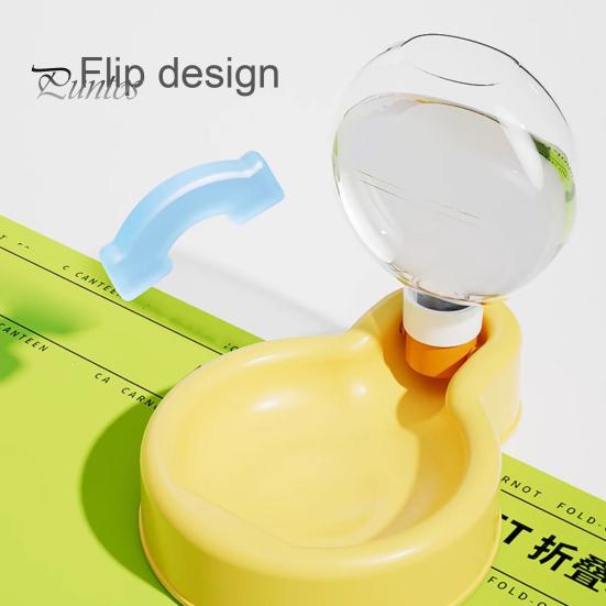 Sticlă de apă pentru animale de companie de 350 ml/500 ml. Hrănitor portabil de apă pentru câini, rezistent la scurgeri, cu bol pentru călătorie, drumeții, camping