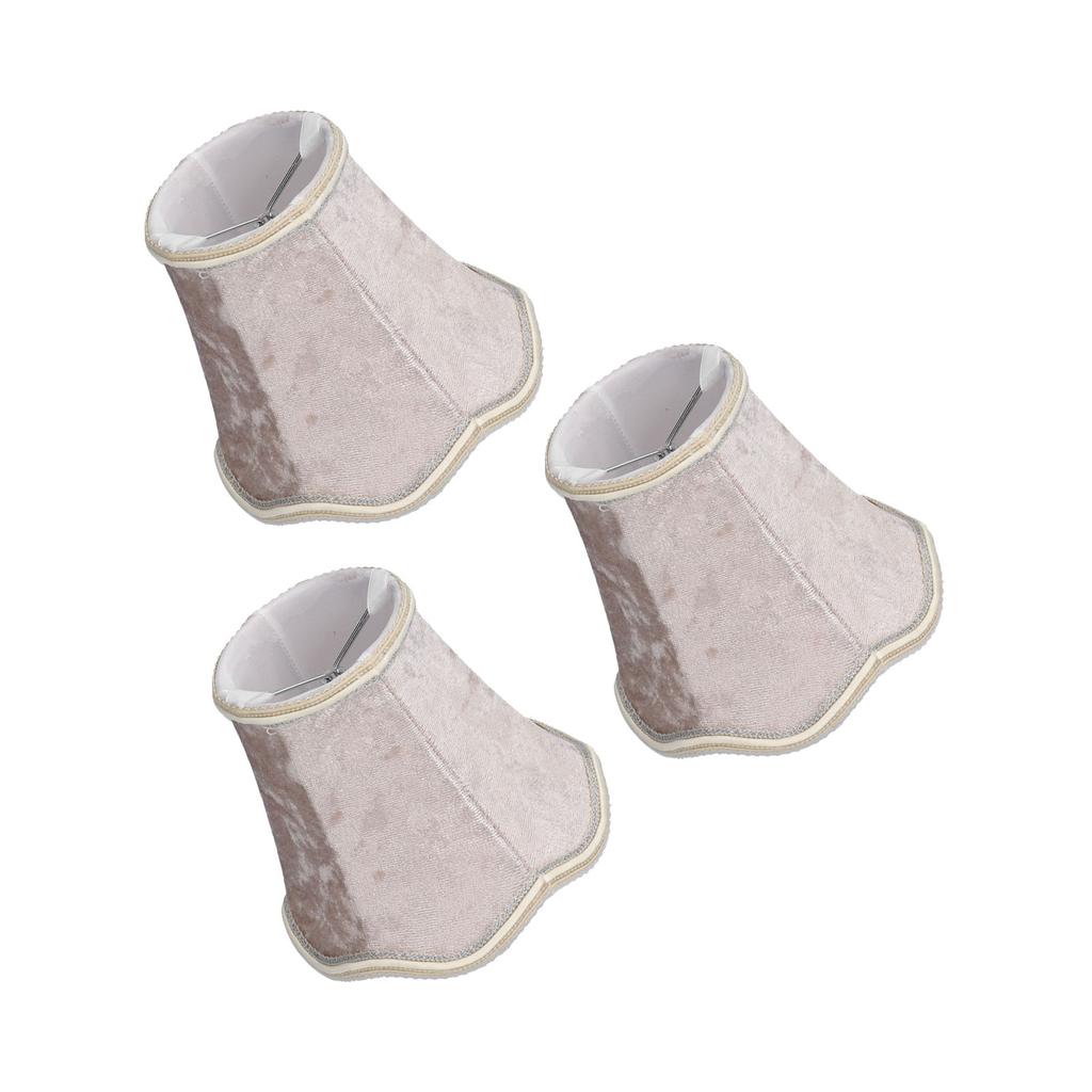3Pcs ClipOn Lampshades Modern E14 Chandelier Table Lamp Shade Accessory for Home Hotel Club KTV
