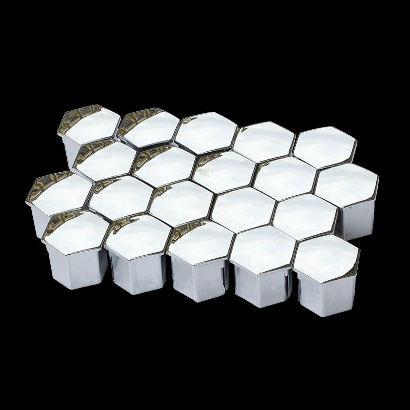 

Для Renault Koleos для Samsung QM6 2017 - 2018 Колпачки колесных гаек Колпачки для головки болтов ступицы колеса 20 шт Аксессуары серебряный