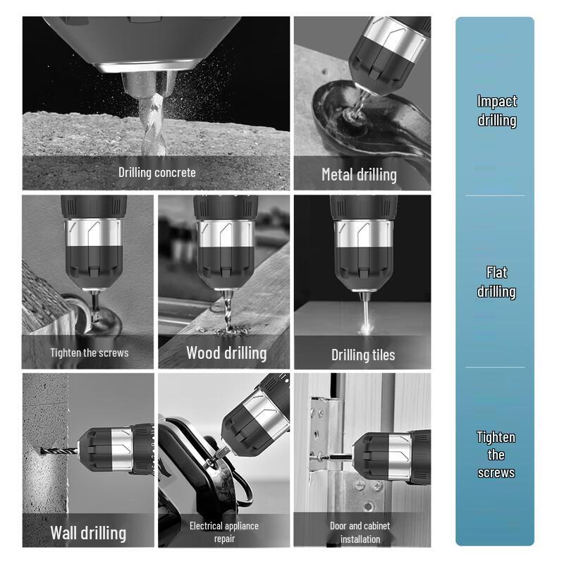 Hai Ao De Brushless Cordless Drill and Screwdriver Kit CN plug (adapter included)