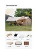 Inflatable Outdoor Camping Tent - Family Travel & Picnic, Portable, One Bedroom & Living Room, Rainproof & Sun Protection, In Stock