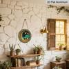 2D Flat Humorous Round Aluminum Decorative Plaque Room Decoration- 1pc Farmhouse Style Islamic Wall Art- Round Hanging Sign Home, Garden, Porch, And