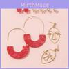 Chic Alloy Cartoon Character Earrings Set Womens European And American Fashion