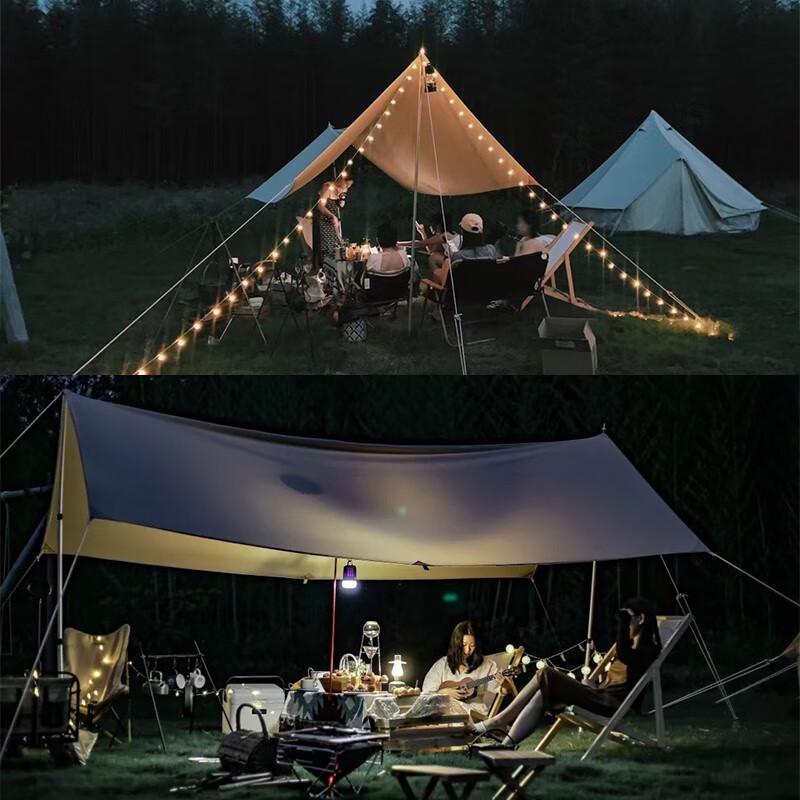 MOTIE (MOTIE) String Lights, Outdoor Camping Light Equipment, LED Colorful Lights, Star Lights, Christmas Tent Lights, Decorative Lights