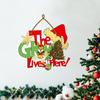Green Christmas Personality Slogan Bedroom Living Room Study Background Wall Sticker