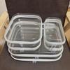Clear PET Makeup Bag Waterproof Anti-leak Zippers Large Capacity Multi-use Toiletry Organizer for Global Travelers