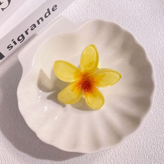 Letní dráp Přechod Barva Květ Tvar Spona do vlasů Protiskluzové Zuby Pevné sevření Zadní Spona do vlasů Každodenní nošení