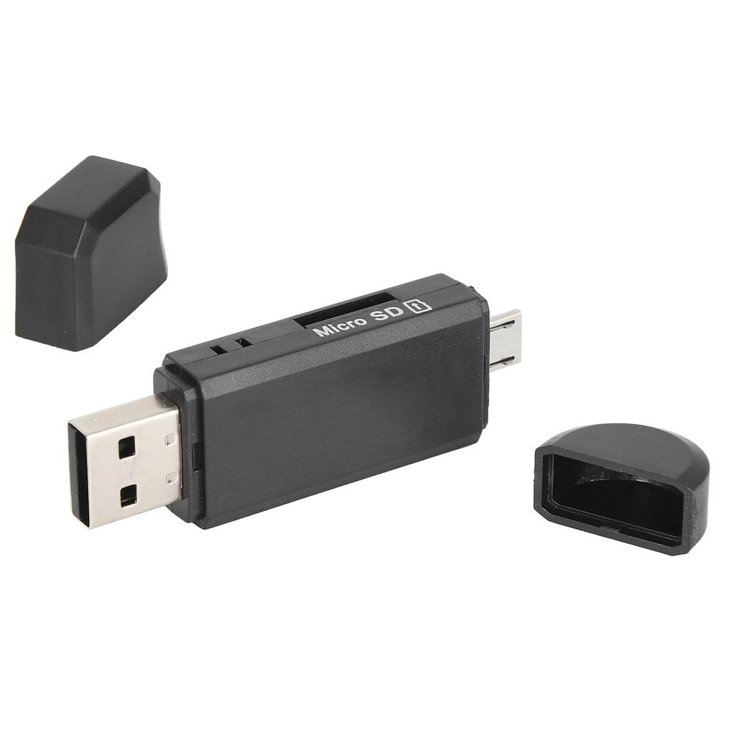 OTG USB2.0 Card Reader Multifunctional Portable High Speed Card Reader for Win XPBlack