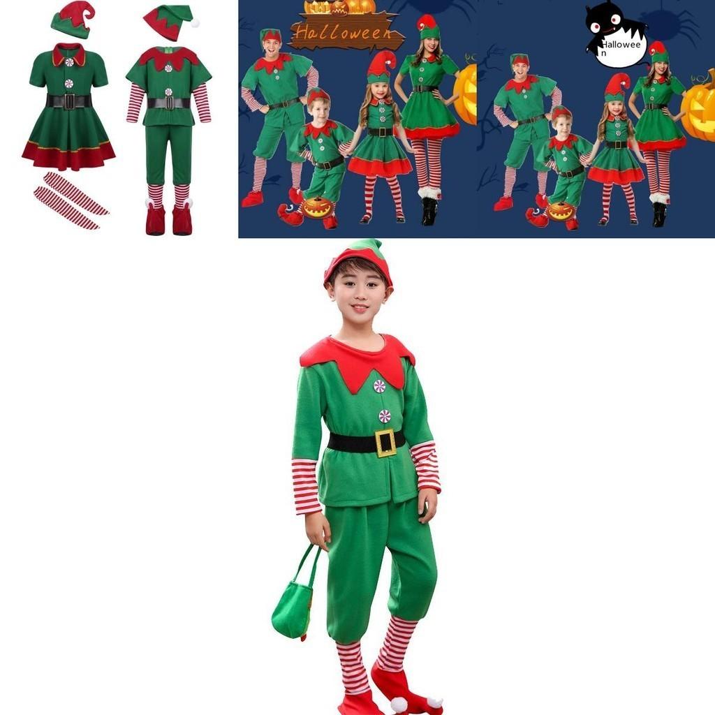 Enchanting Green Elf Santa Claus Costume For Adults And Kids Perfect For Holiday Spirit Events