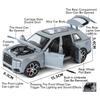 1:32 Rolls Royce Cullinan Wraith Model Car Toy Diecast Metal Sound Light Doors Opened Luxury Vehicles Home Decoration Ornaments