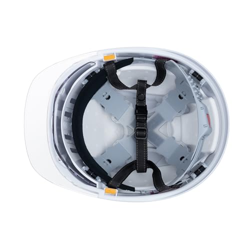 TOYO Venti Plus Helmet with Shield, White/Clear/Clear with Styrofoam, No. 391F-C-C