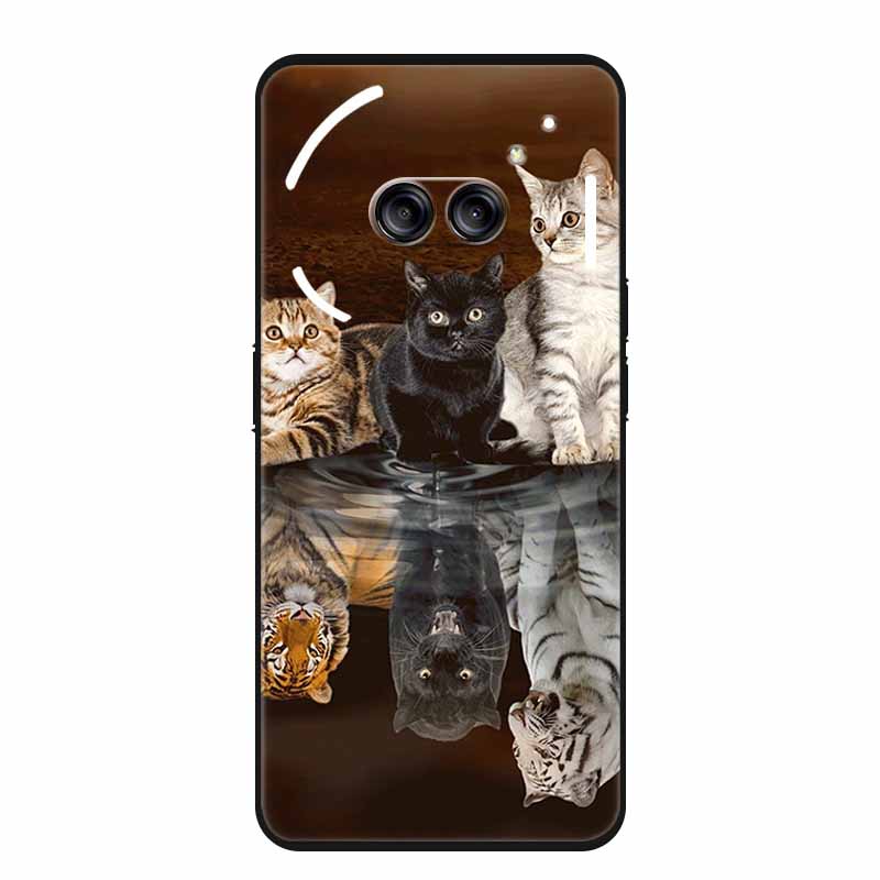 For Nothing Phone 2A Case Luxury TPU Soft Silicone Back Cover Phone Cases for Nothing Phone2A 5G A142 Shockproof Cute Love Capa