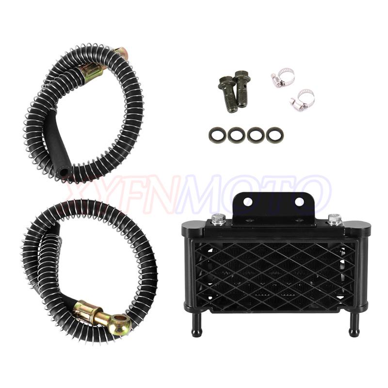 Motorrad Motoröl Kühlung Kühler Heizkörper Für KAYO APOLLO 50 70 90 110 125cc Horizontalmotor Dirt Pit Monkey Bike ATV
