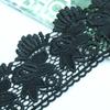 Water Soluble Lace Milk Silk Lace, Black Embroidered Lace, Foreign Trade Women'S Skirt Accessories