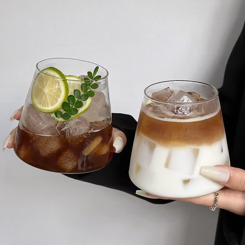 Japanese Fuji Mountain Glass Coffee & Drink Cup