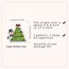 50 Pieces Christmas Stickers Cartoon Holiday Notebook DIY Skateboard Mobile Phone Case Luggage Stickers Waterproofs