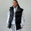 Women Winter Warm Padded Coat Solid Sleeveless Loose Demi-season Jacket For Women's 2024 Autumn New Casual Parka Street Outdoor Jackets Woman Clothes