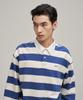 LE TIGRE Rugby Stripe Longsleeve T-Shirt (Ecru-Blue)