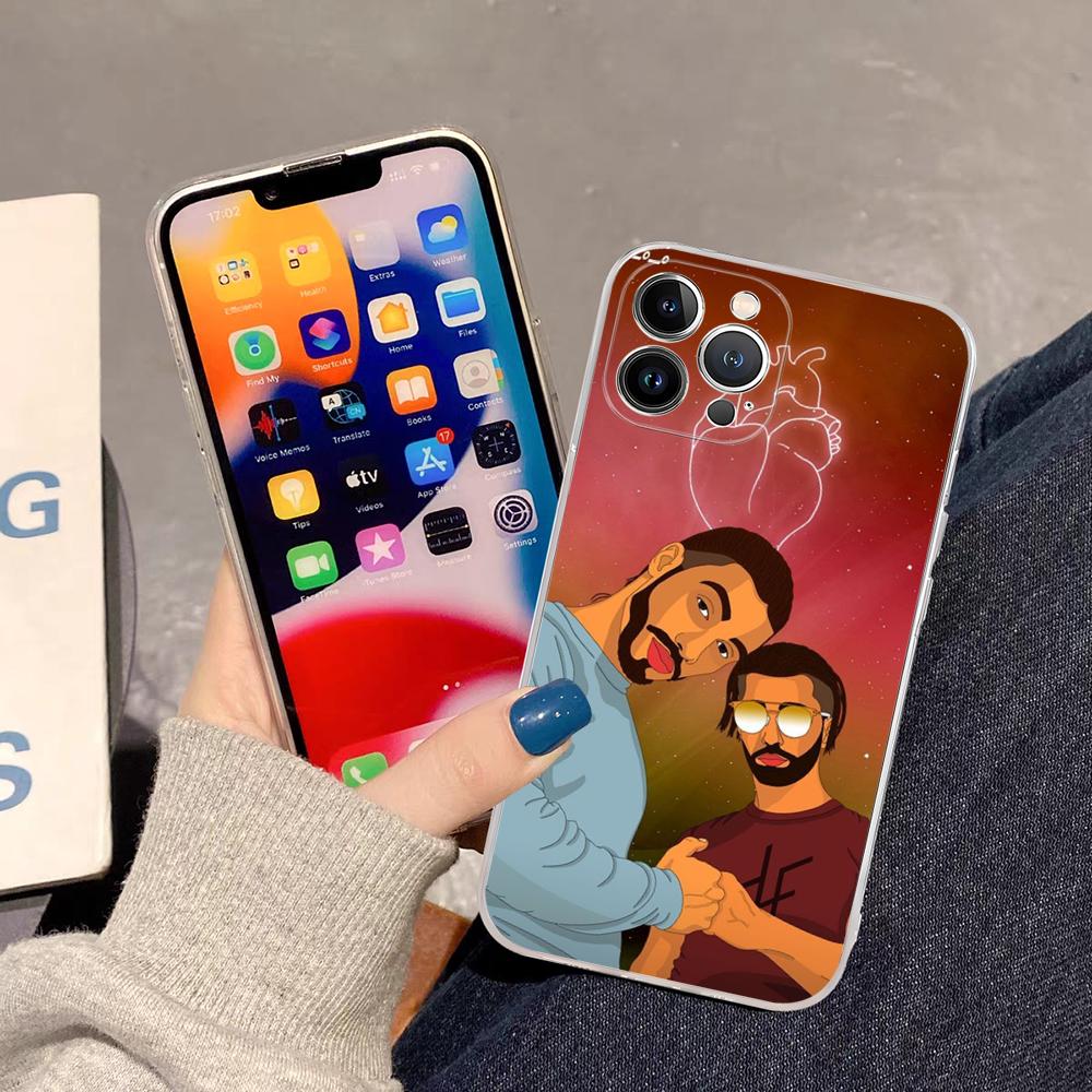 P-PNL Q-QLF Rapper Handyhülle Für iPhone 16 15 14 11 12 13 Mini Pro XS Max Hülle 6 7 8 Plus X Funda Schale