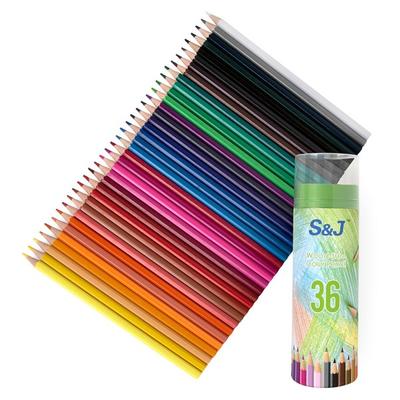 On B U Premium Drawing Colored Pencils 17.5cm, 36 Colors, 1 Piece, Korean Toy Supplies