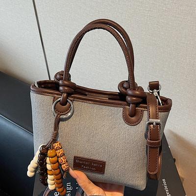 Niche Casual Bag Women's Large Capacity 2025 Autumn New Simple Bucket Bag Fashionable Foreign Style Women's Messenger Bag