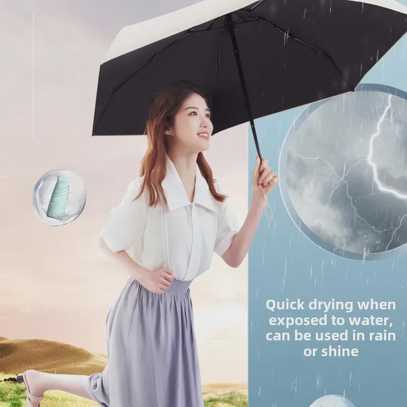 60% Off Women's UV Protection & Portable Sunshade Umbrella - Compact, Mini Size for Sunny & Rainy Days