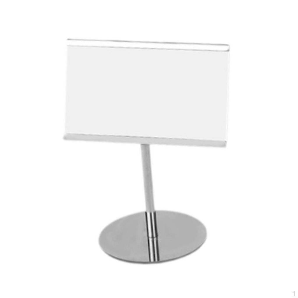 Food Label Tags, ID Card Holders, Stainless Steel Clips, for Men And Women, Displays