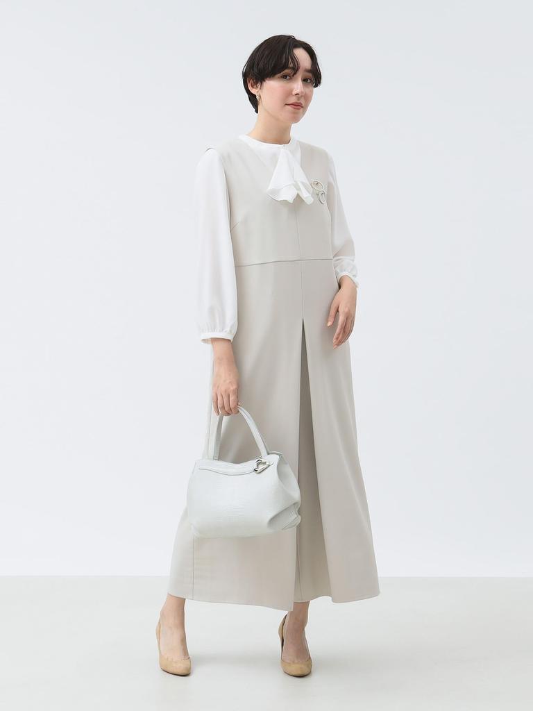 B:MING LIFE STORE by BEAMS Women's ECRU Jumpsuit, Overalls (S-M)