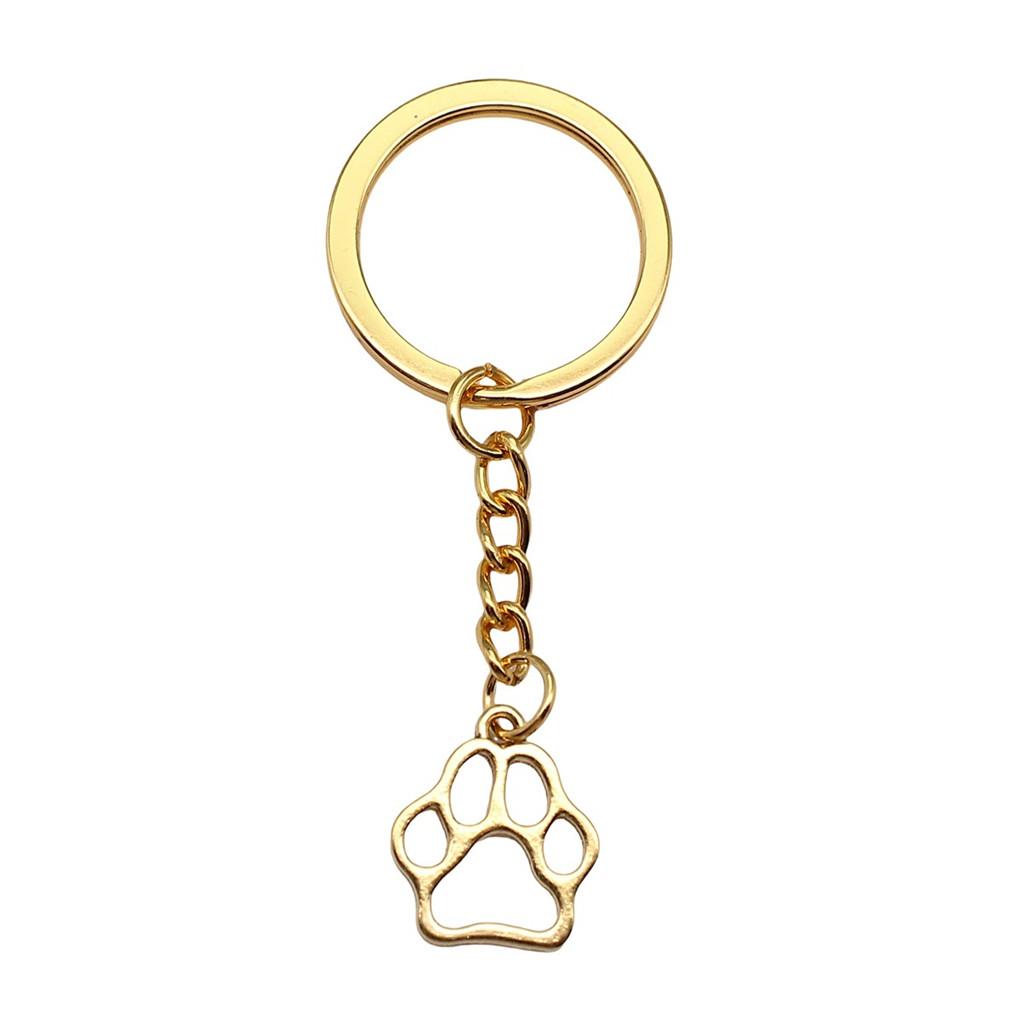 Cat Keychain Poultry Charm Pet Lover Key Holder 28mm Ring
