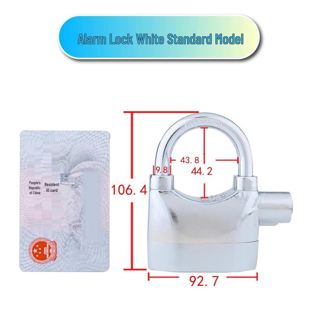 Waterproof Anti-Theft Alarm Padlock for Motorcycle and Main Door