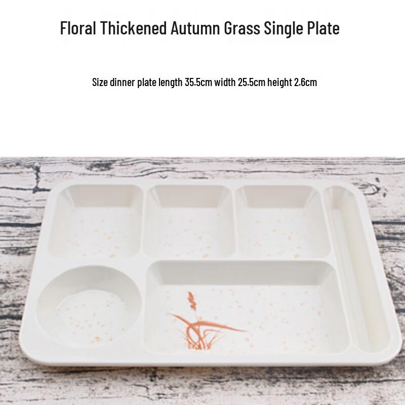 Melamine Divided Fast Food Tray