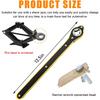 Car Jack Ratchet Wrench, 360 Degree Swivel Tire Wheel Jack Ratchet Wrench, Tire Wheel Jack Lift Speed Handle Tool Suitable for Vehicle SUV Truck,