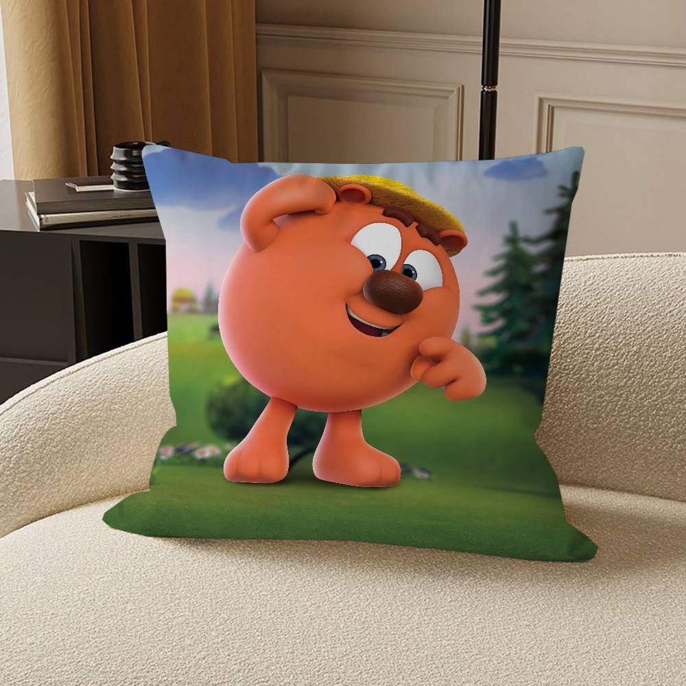 Cartoon S-Smeshariki Pillow Gift Home Office Decoration Bedroom Sofa Car Cushion Cover Case 45x45