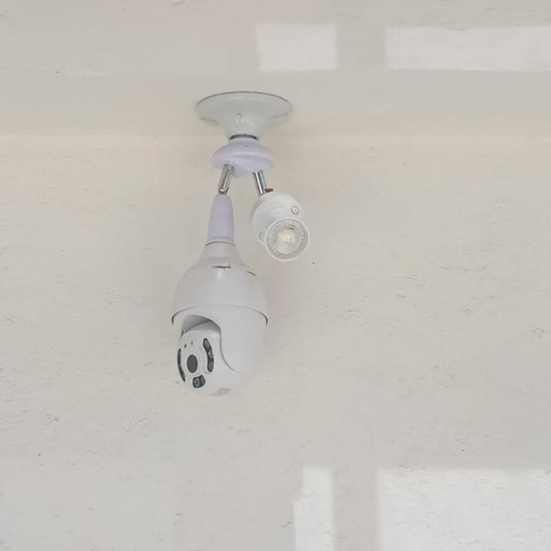 360 Grad verstellbarer 2/3/4/5 in 1 E27 Splitter Steckdosenadapter E27 Standard LED-Birnen verstellbar für Büroflur