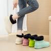 Women's rain shoes short tube new fashion outer wear student water shoes warm kitchen work non-slip rain boots fashion rubber shoes men
