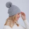 Women's Autumn Winter Plush Knitted Soft Rabbit Wool Hat Warm Beret